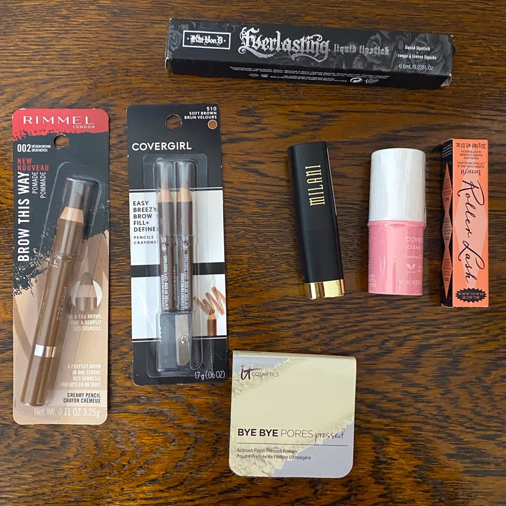 Full size makeup bundle (8 items)
